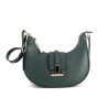 Sac en cuir vert sapin Fuchsia